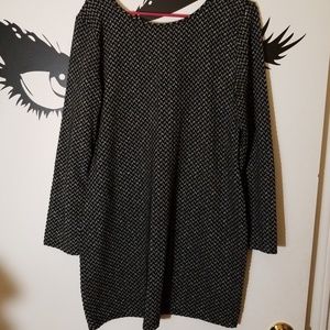 Grey/Black Body Con Dress